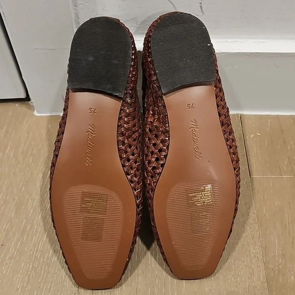 Madewell Woven Brown Flats - Picture 4 of 4